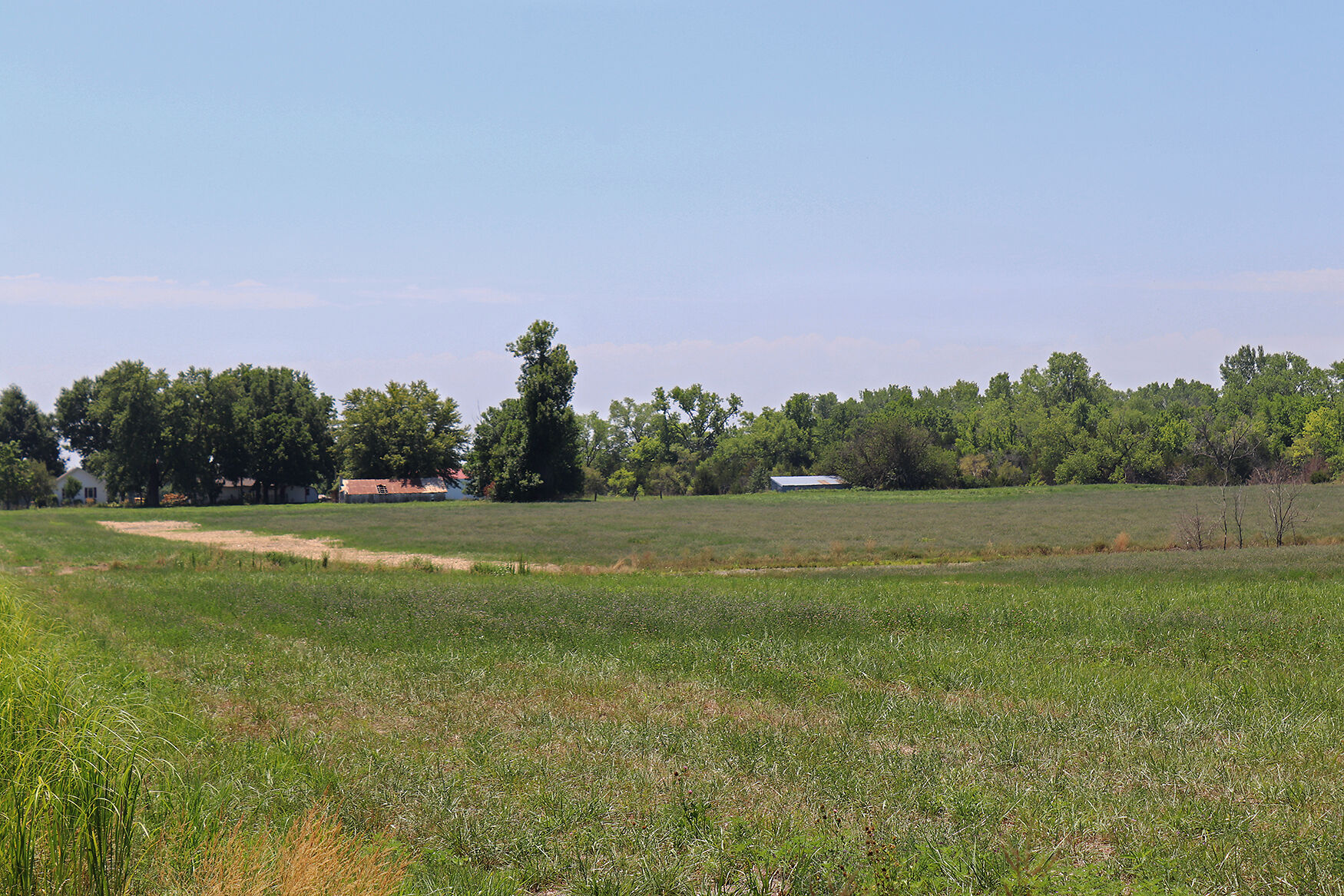 A plot of land that was reclaimed